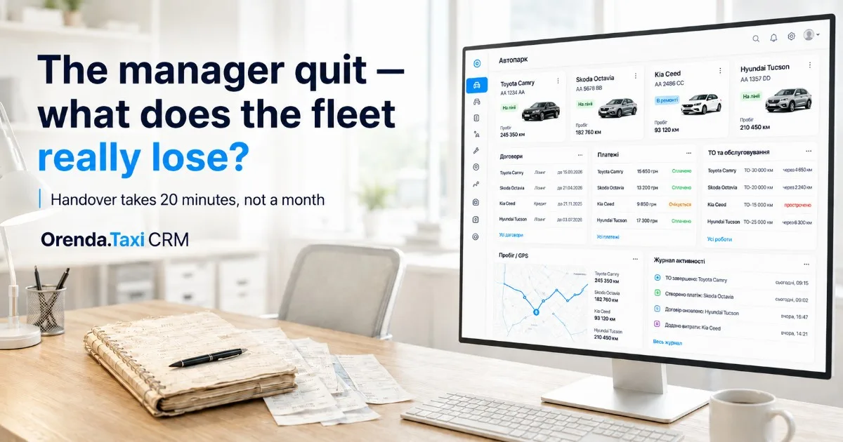 The Manager Quit — What the Fleet Actually Loses
