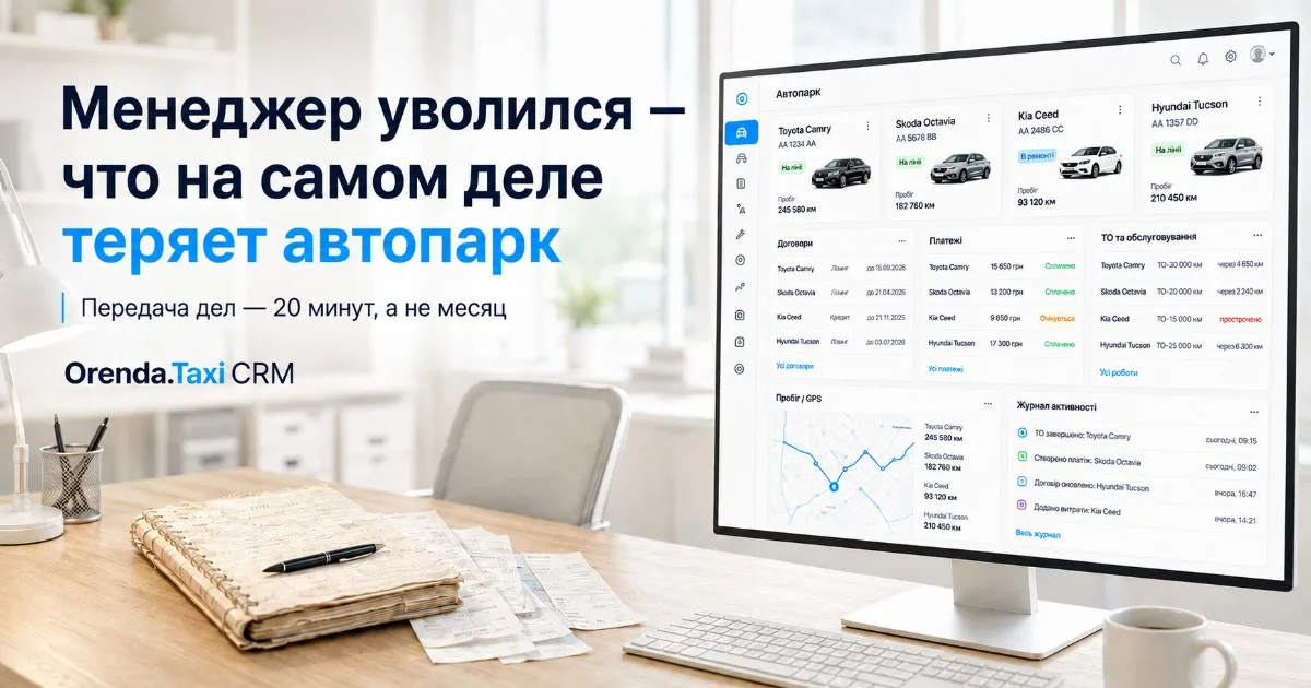 Менеджер уволился — что на самом деле теряет автопарк